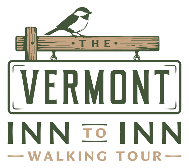 The Vermont Inn to Inn Walking Tour logo with a bird