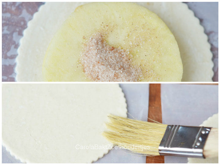 Appelbeignets met bladerdeeg