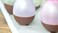 Chocoladebakjes maken met ballonnen