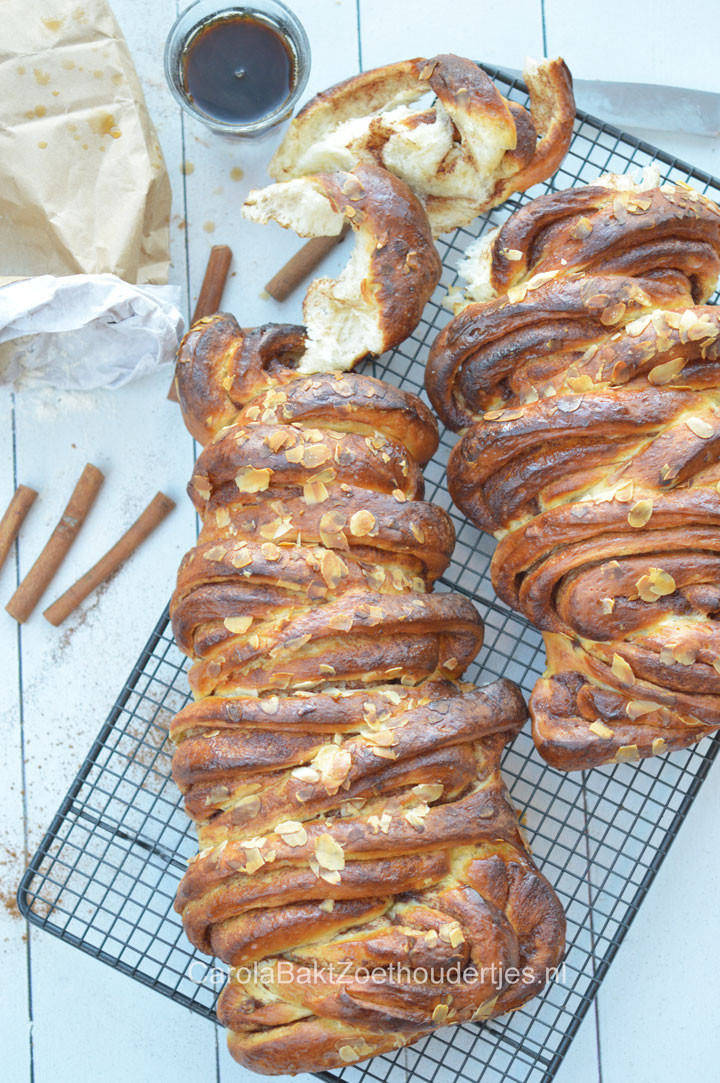 Zweeds kaneelbrood of Klippt kanellangd