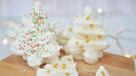 Aquafaba: vegan kerstboom meringues