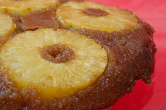 Ananas upsite down. Kwetsbaar maar heerlijk