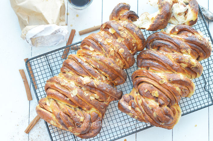 Zweeds kaneelbrood of Klippt kanellangd