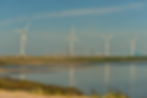windturbines aan de kust