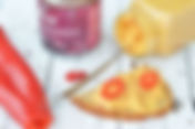 Zoete aardappel hummus