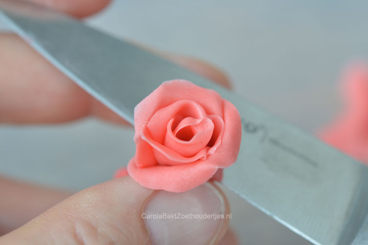 Roosjes van fondant maken