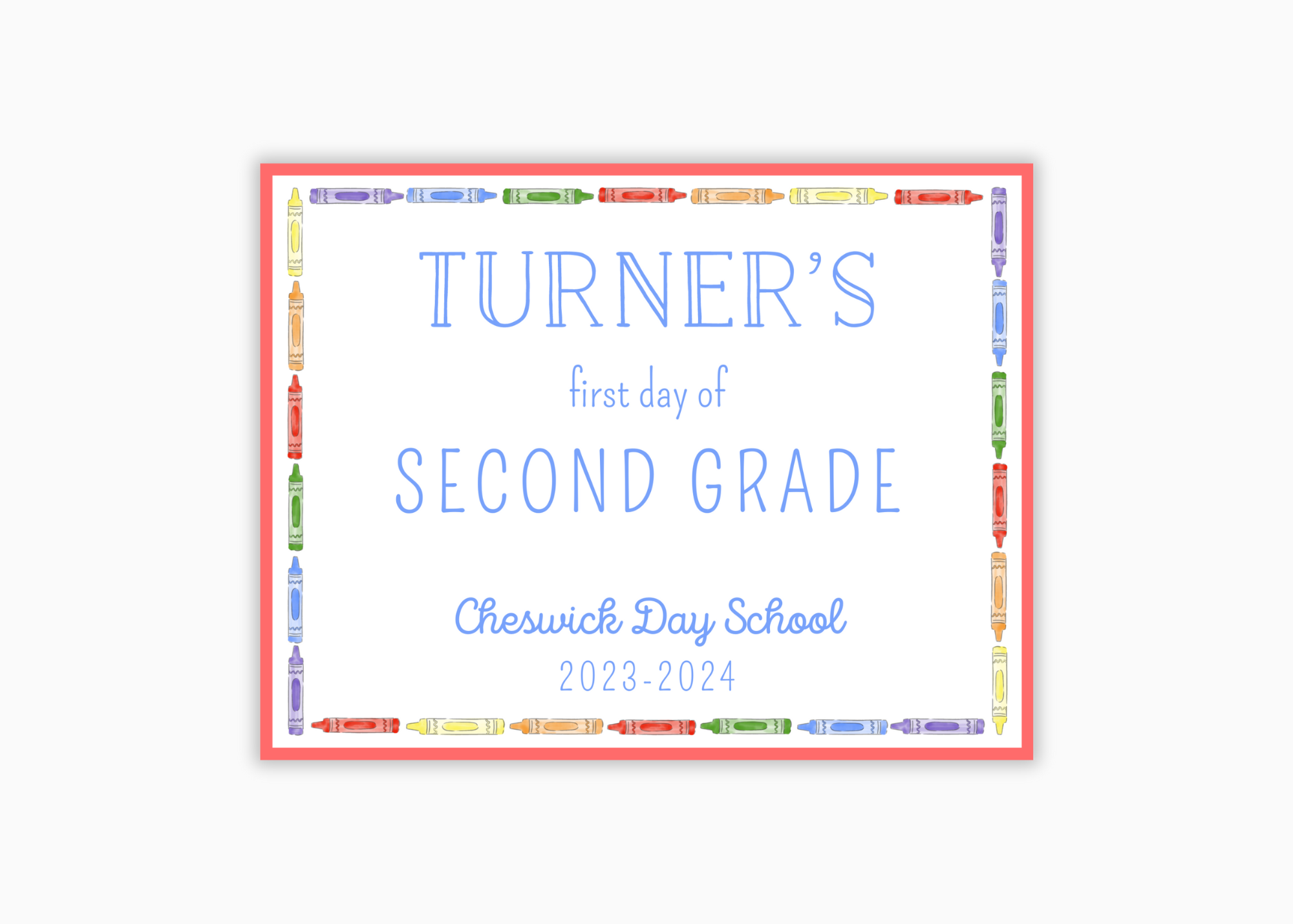 Personalized First/Last Day (Primary)