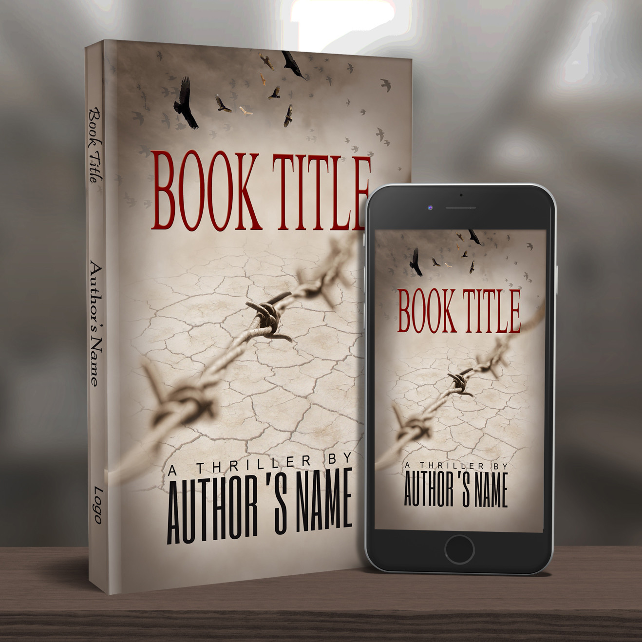 Barbed Wire Book Cover Design