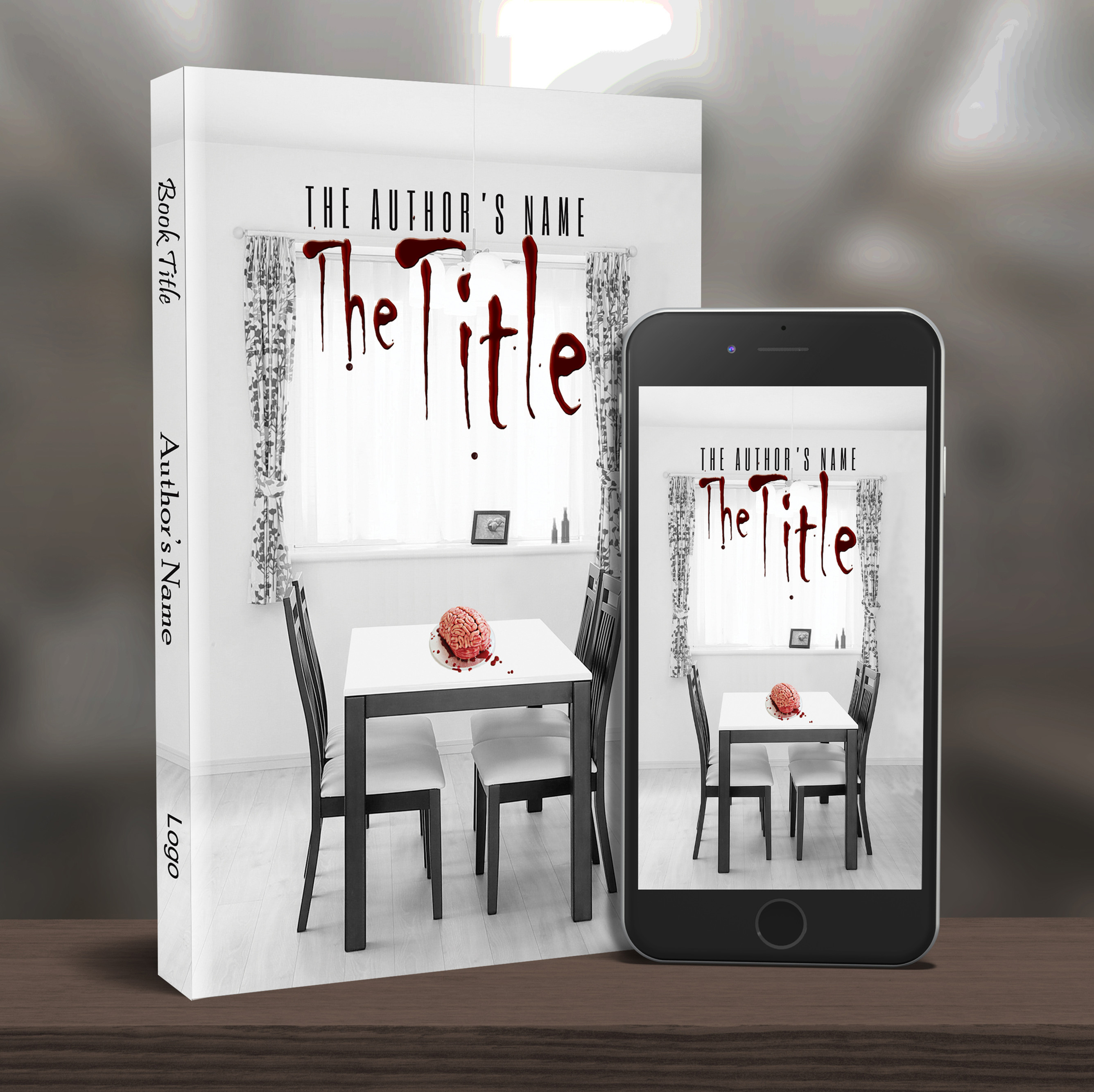 Bloody Brain Book Cover Design