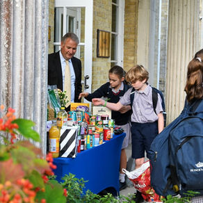 Prince's Mead Families Support Winchester Basics Bank Through Harvest Appeal