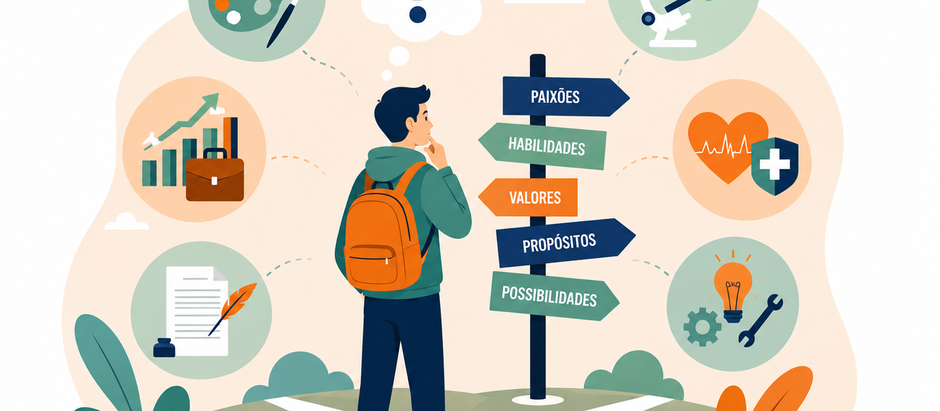 Orientação Profissional e Vocacional, seus benefícios e como esse processo ajuda na escolha consciente da carreira.