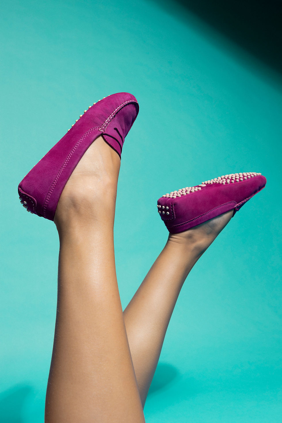 Thumbnail: FS0 400 C Soft Suede FUSCHIA LADIES MOCCASIN