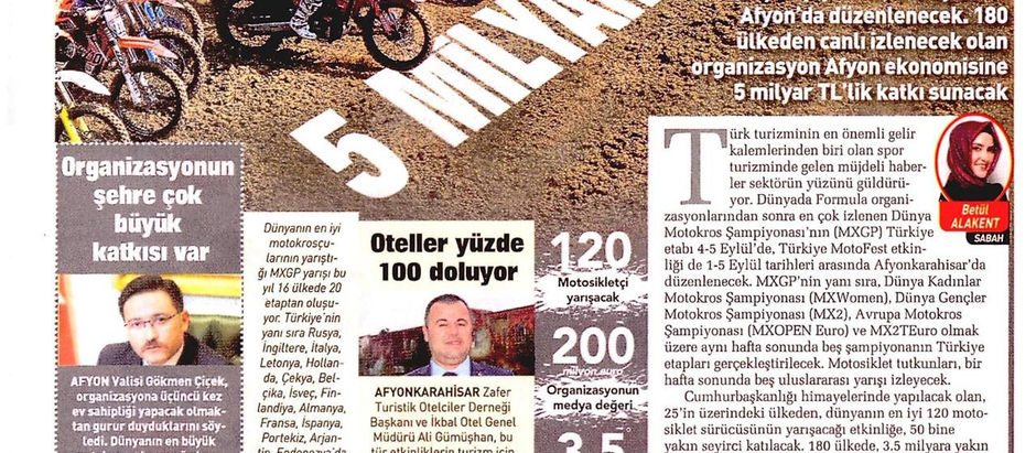 5 milyar TL'lik organizasyon