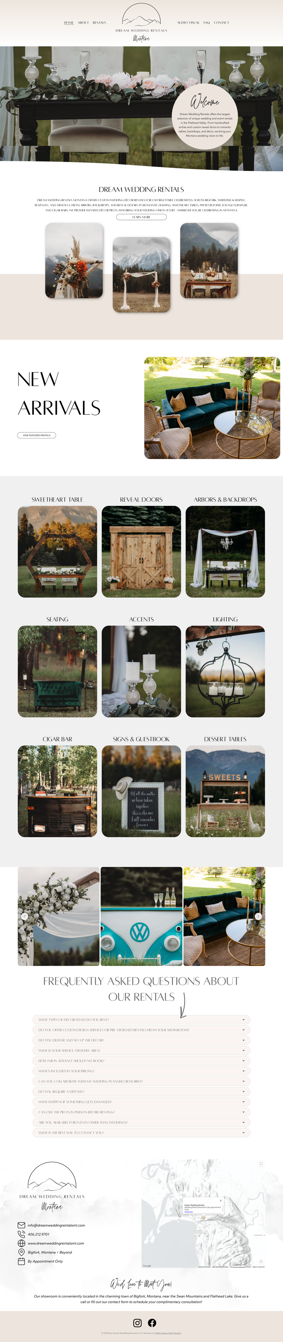 Dream Wedding Rentals Montana Logo