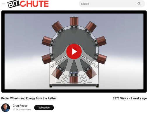 Bedini Wheels and Energy from the Aether