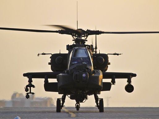 Apache Attack Helicopter Crashes, Washington State