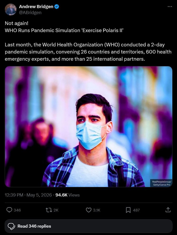 Not again! WHO Runs Pandemic Simulation 'Exercise Polaris II'