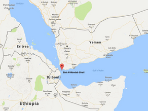 Saudi Ship Attacked, Burning, Bab al-Mandeb Strait