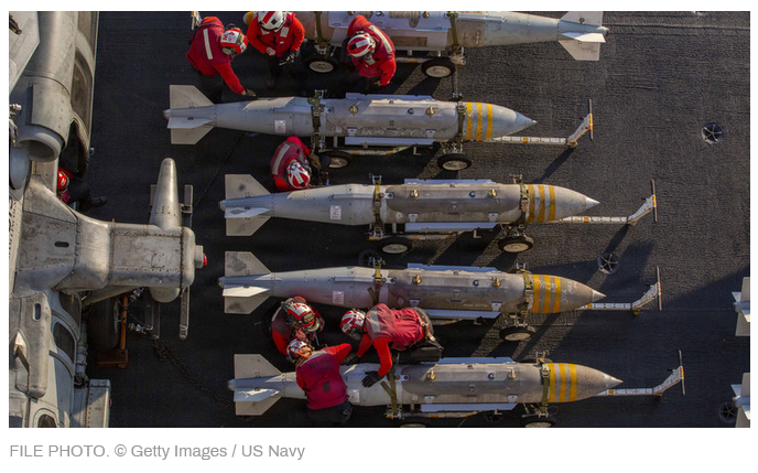 US running out of key weapons – report