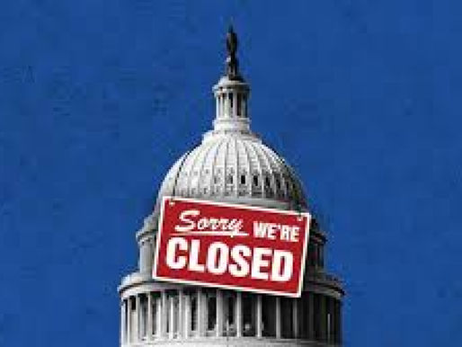 U.S. GOVERNMENT TO SHUT-DOWN TONIGHT AT MIDNIGHT - Out of Money