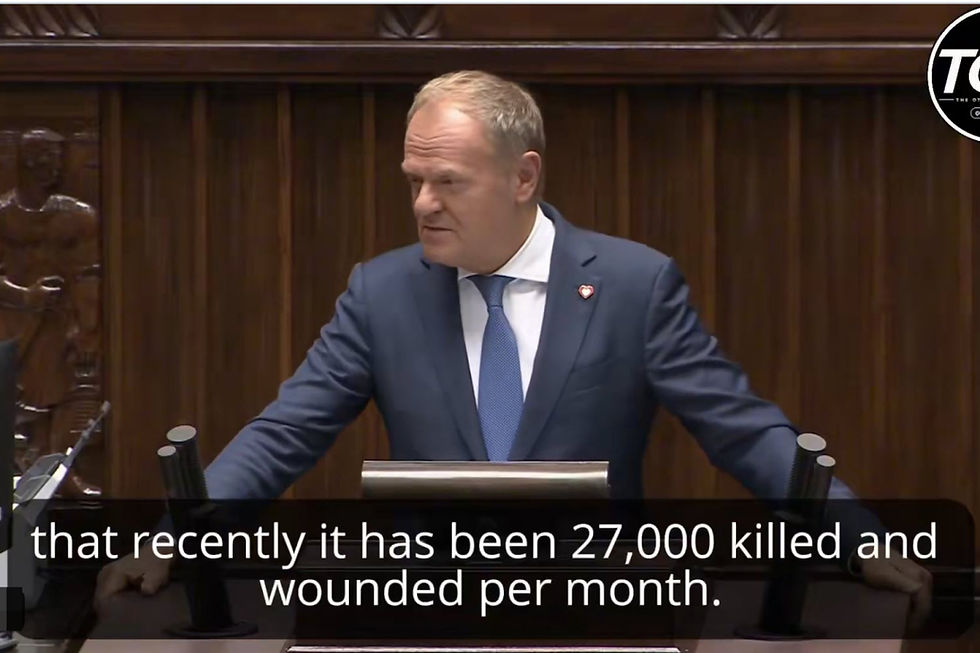 CONFESSION: POLISH LEADER ADMITS UKRAINE LOSING 27,000 TROOPS PER MONTH