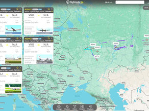 Russian Military Planes Moving Gov't Officials to Far Eastern Russia! 