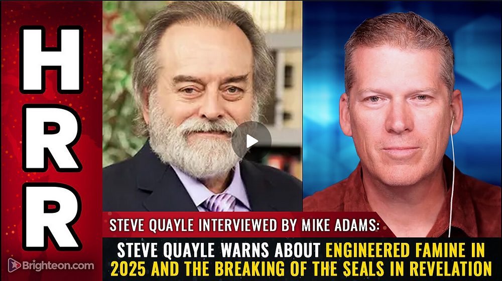 Steve Quayle warns about ENGINEERED FAMINE in 2025