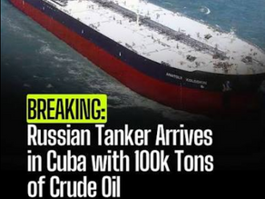Russia Breaks U.S.- Cuba Fuel Blockade