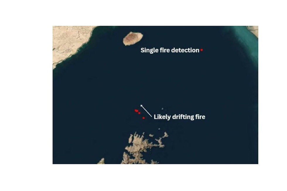 US Navy Ship(s) ON FIRE after Iran Missile Strikes; U.S. NAVY Vessels?? (Images)