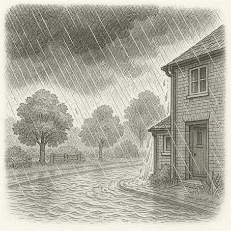 Deluge Rainfall: Challenges for Historic Building Rainwater Systems