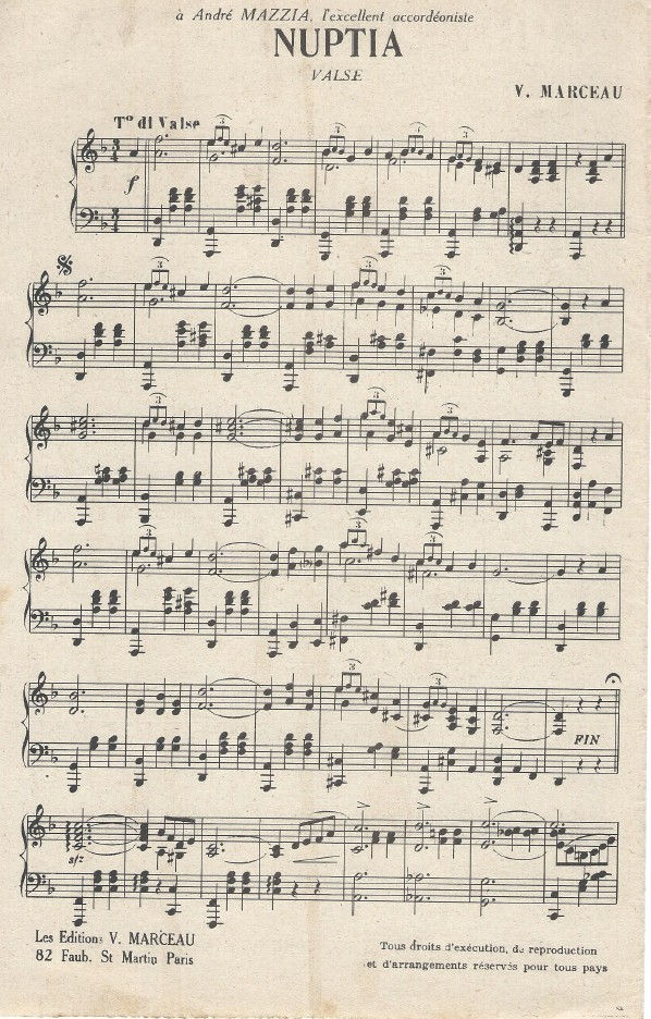 V. Marceau | Nuptia | Orchestra