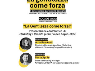La gentilezza come forza! Presentazione del nuovo libro di Annalisa Aceti