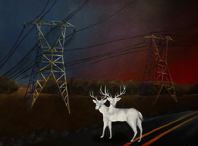 Acrylic painting is based on disconnecting feelings.