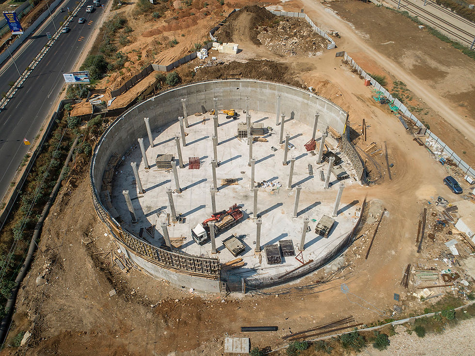 הקמת מאגר מים מבטון בשיטת ולדטרום – ישראל