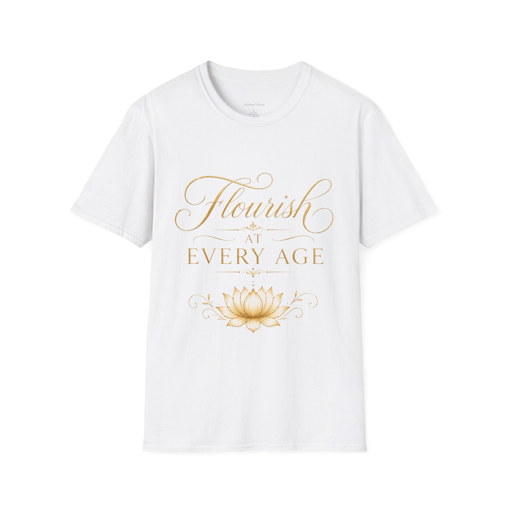 Flourish at Every Age | Inspirational Women's T-Shirt