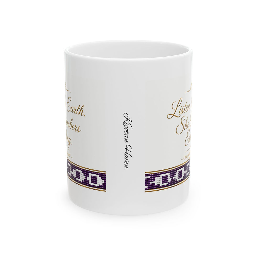 Thumbnail: Listen to the Earth She Remembers Everything | Haudenosaunee 11 oz Mug