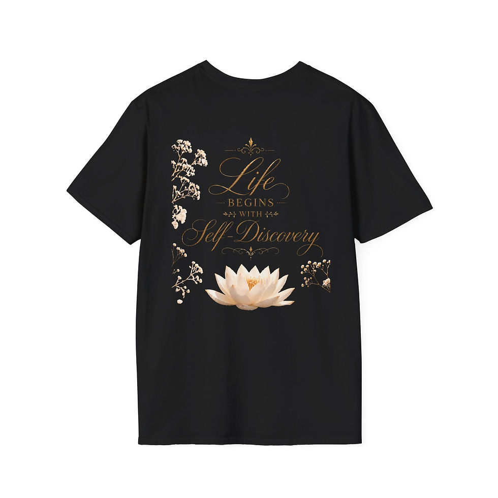 Thumbnail: Life Begins with Self-Discovery | Inspirational Women's T-Shirt