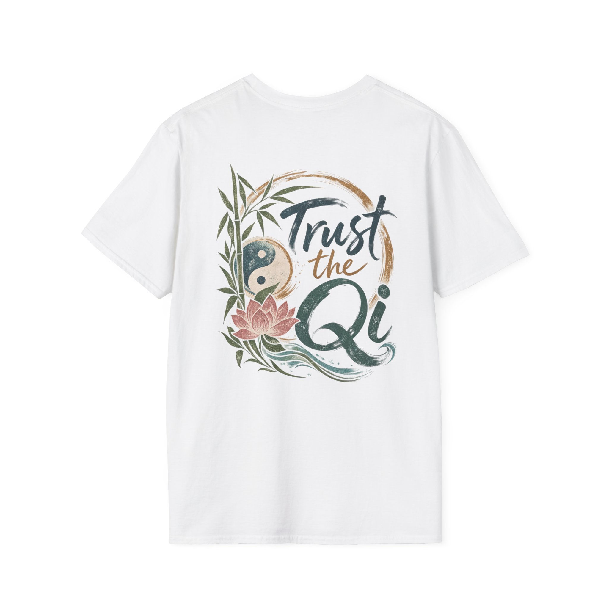 Trust the Qi T-Shirt — Yin Yang Lotus Wellness Tee