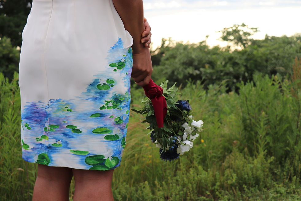 Thumbnail: Impressionist Water Lilies Dress