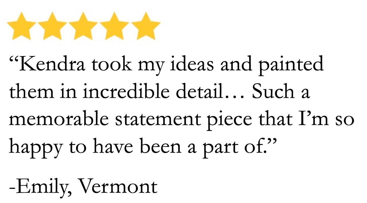 five star review by Emily