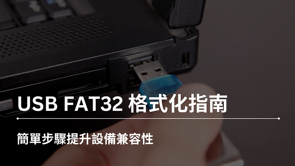 USB FAT32 格式化