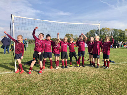 Silver medal winners in the Small Schools Football Festival