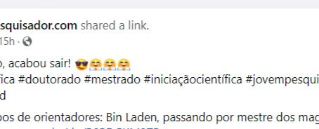 Qual seria o mais importante para assegurar uma boa relação com orientadores? 🤗