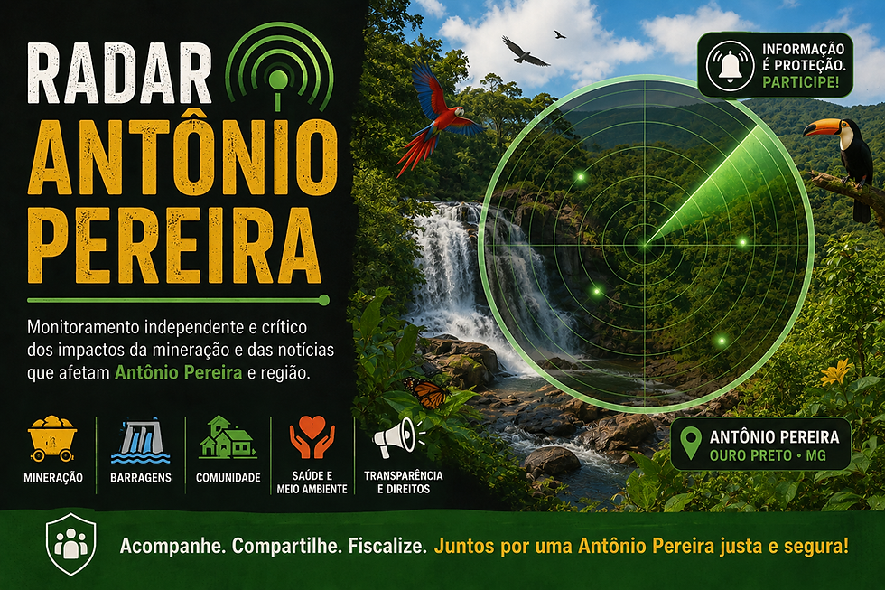 Seminário Orientativo/Reunião Pública de Antônio Pereira | Radar Antônio Pereira