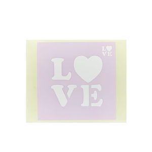 ステンシル「LOVE」