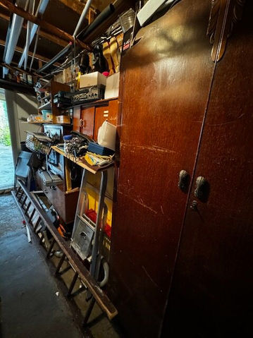 Garage before the clearance