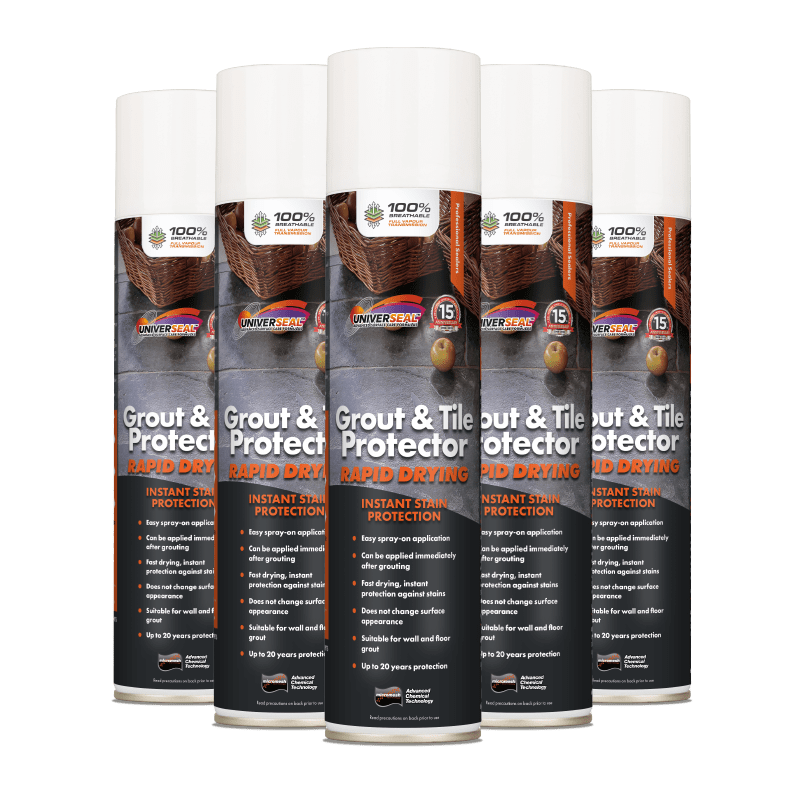 Universeal Grout & Tile Protector (600ml) Aerosol – Instant Stain Protection