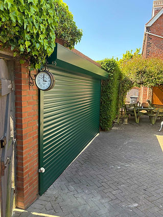 Roller shutter green