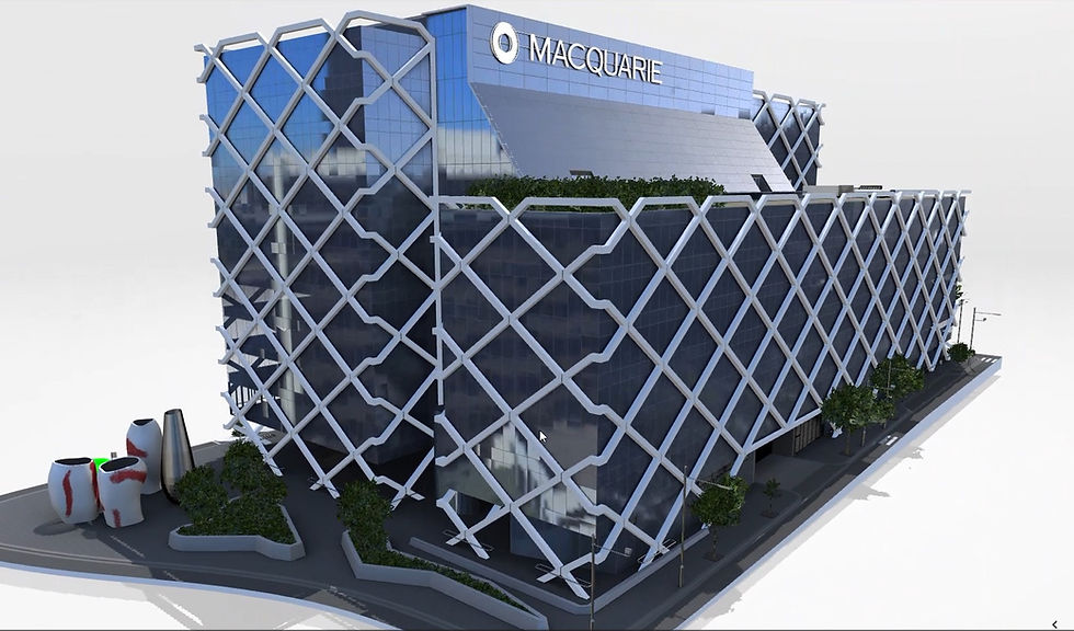 3D BFM building model of Charter Hall building in Sydney