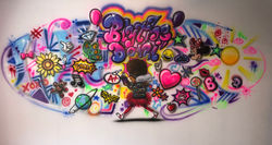 Girl mural